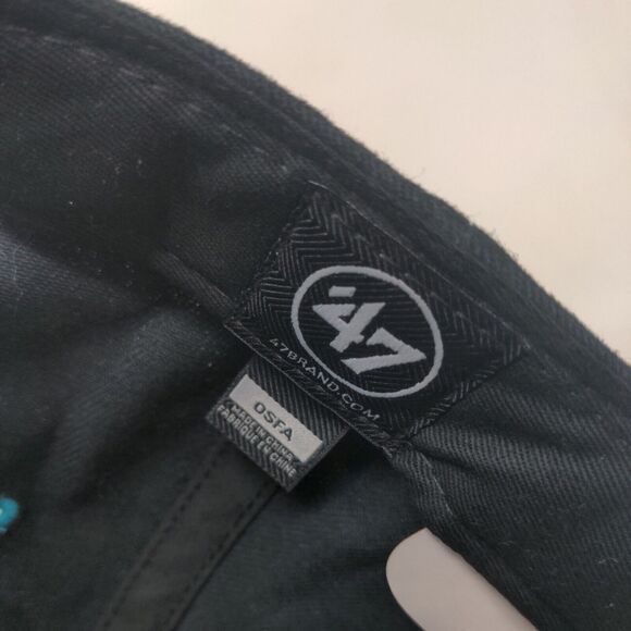 '47 Brand MVP Men's Strapback Hat Black OSFA Embroidered Super Bowl LIV - Picture 7 of 9